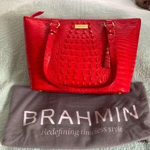 Brahmin handbag with matching wallet